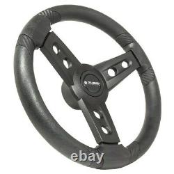 06-118 Gussi Italia Lugana Black Steering Wheel (Club Car DS)