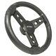 06-118 Gussi Italia Lugana Black Steering Wheel (club Car Ds)