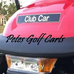 10 Pack Club Car Emblem Black/Gold Precedent (OEM 103816601)