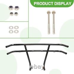 10L0L Golf Cart Front Bumper Brush Guard Tubular for Club Car Precedent, Black