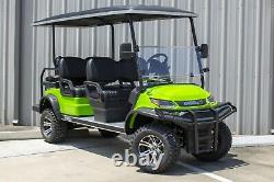 12 12x7 4x101.6 Golf Cart Black Machined Wheels Rims 23x10.5-12 Tires Lifted
