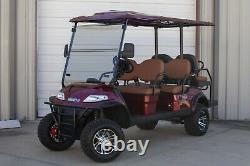 12 12x7 4x101.6 Golf Cart Black Machined Wheels Rims 23x10.5-12 Tires Lifted