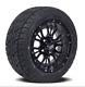 12 Diesel Matte Black Wheels 215 40 12 Tires Golf Cart Set Of 4