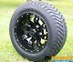 12 Inch Deep Dish Black Wheel 215 50 12 Golf Cart Tire Ezgo Club Car Yamaha X4