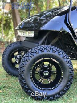 12 Ruckus Gloss Black Wheels And 23x10.5-12 All Terrain Dot Tires Combo-set-4