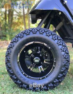 12 Ruckus Gloss Black Wheels And 23x10.5-12 All Terrain Dot Tires Combo-set-4