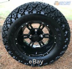 12 Ruckus Gloss Black Wheels And 23x10.5-12 All Terrain Dot Tires Combo-set-4