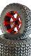 12'' Golf Cart Wheel And Dot Tire Assembly, Red & Black Storm Trooper