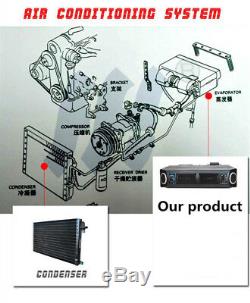 12V 3 Speed 32 Pass Coil Car Underdash Evaporator Compressor A/C Air Conditioner