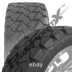 14 Chaos Glossy Black Wheels 22 Overkill A. T. Tires Lifted Golf Carts ProFormX
