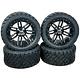 14 Glossy Black Golf Cart Wheels &tires 23x10-14 All Terrain, Ezgo/club Car/ymh