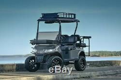14 Hd Saw Blk Machined Golf Cart Wheels 22 Overkill Tires Ezgo Yamaha Club Car