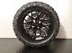 14 Inch Black Fushion Wheels With 23x10-14 Dot All Terrain Tires (4)