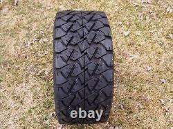 14 Inch Black Golf Cart Wheels & Tires 22x10-14 All Terrain, EZGO/Club Car/YAMAH