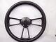 1984 & Up Club Car Ds Black Steering Wheel Golf Cart With Adapter 3 Spoke