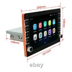 1Din 9'' Car Stereo Radio Mp5 Android 9.1 Player Bluetooth FM GPS Touch Screen
