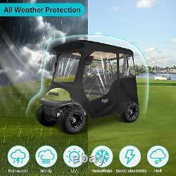 2 Passenger Golf Cart Driving Enclosure for Club Car Precedent Tempo, Waterproof