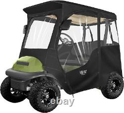 2 Passenger Golf Cart Driving Enclosure for Club Car Precedent Tempo, Waterproof