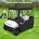 2 Passenger Golf Cart Enclosure For Club Car Ds 800d Transparent Golf Cart Cover