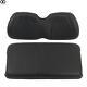 2004-2011 Black Golf Cart Front Seat Cushion & Backrest For Club Car Precedent