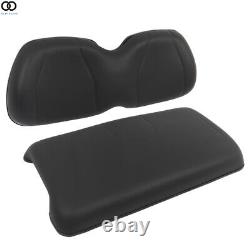 2004-2011 Black Golf Cart Front Seat Cushion & Backrest For Club Car Precedent