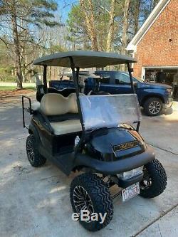 2013 Lifted Club Car Precedent 48 Volt Golf Cart Black