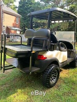 2014 Lifted Club Car Precedent 48 Volt Golf Cart Tan / Black