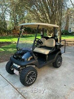 2016 Lifted Club Car Precedent 48 Volt Golf Cart Black