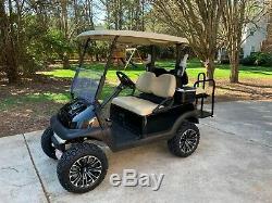 2016 Lifted Club Car Precedent 48 Volt Golf Cart Black