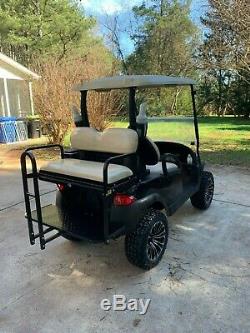 2016 Lifted Club Car Precedent 48 Volt Golf Cart Black