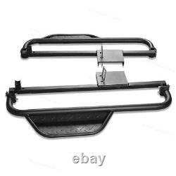 2x Steel Nerf Bars / Running Boards Side Step Fits Club Car DS Golf Cart 1982-up