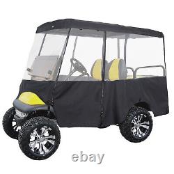 4 Passenger Golf Cart Cover Enclosure Protector 600D for Club Car EZGO YAMAHA