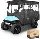 4 Passenger Golf Cart Driving Enclosure For Club Car Precedent With Extended Roof