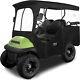 4 Passenger Golf Cart Driving Enclosure For Club Car Precedent With Extended Roof