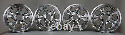 4 Returned Golf Cart Wheels Wh1213 12? Light Side-machined/black (set Of 4)