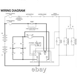 48V 300A Motor Controller 101840203 for Curtis Club Car DS Cart 1996-UP 1204-412