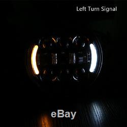 4pcs 5.75 5 3/4inch LED Headlight DRL Assembly High Low Beam For Car Pickup