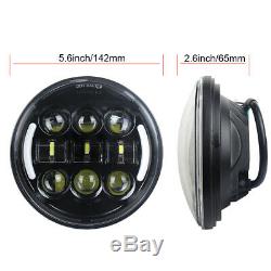 4pcs 5.75 5 3/4inch LED Headlight DRL Assembly High Low Beam For Car Pickup