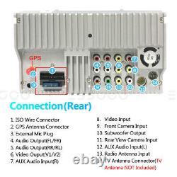 6.2 Car Stereo DVD CD MP5 Player BT Stereo Audio Radio GPS Navi 2 DIN Head Unit