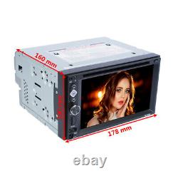 6.2in Touch Screen Car In Dash Stereo Radio DVD MP5 Player 2DIN Bluetooth TF USB