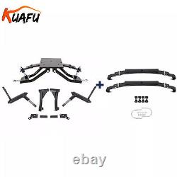 6 A-Arm Lift Kit & Pair Rear Leaf Springs For Club Car DS Golf Cart 1982-2003