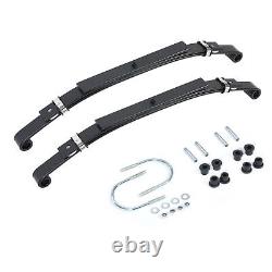 6 A-Arm Lift Kit & Pair Rear Leaf Springs For Club Car DS Golf Cart 1982-2003