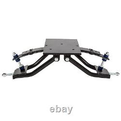 6 A-Arm Lift Kit & Rear Leaf Springs Black For 1982-2003 Club Car DS Golf Cart