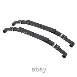 6 A-Arm Lift Kit & Rear Leaf Springs Black For 1982-2003 Club Car DS Golf Cart