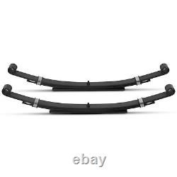 6 A-Arm Lift Kit & Rear Leaf Springs Black For 1982-2003 Club Car DS Golf Cart