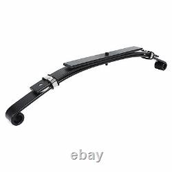 6 A-Arm Lift Kit & Rear Leaf Springs Black For 1982-2003 Club Car DS Golf Cart