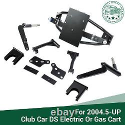 6 Double A-Arm Lift Kit Black For Club Car Golf Cart DS 2004.5-Up Electric&Gas