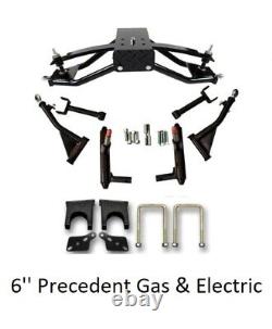 6 Double A-Arm Lift Kit for Club Car Golf Cart Precedent 2004+ Electric and Gas