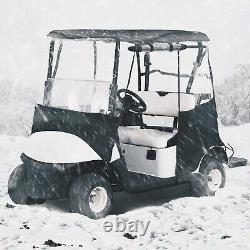 600D Golf Cart Cover Enclosure Protector 2 Passenger for Club Car EZGO YAMAHA