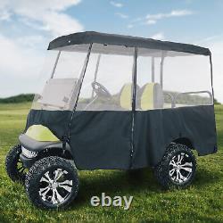 600D Golf Cart Driving Enclosure Cover 84 for 4 Passenger Club Car EZGO YAMAHA